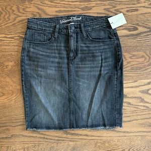 BRAND NEW BLACK DENIM SKIRT!